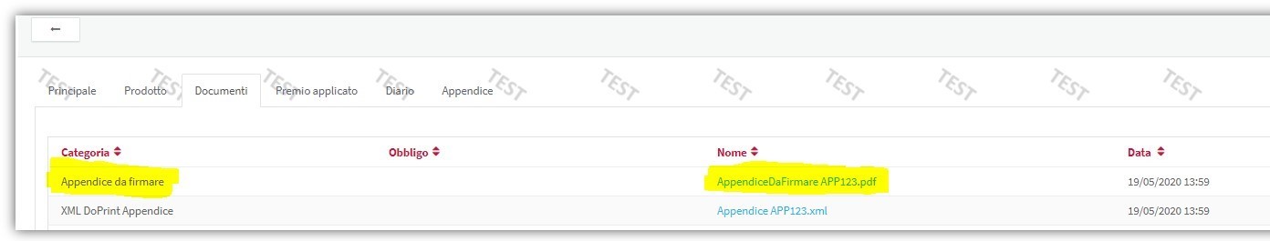 Appendice archiviata